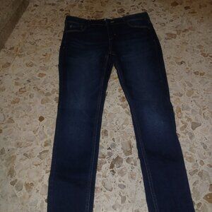 So Youth Girls Skinny Stretchy Jeans 16 Plus Blue